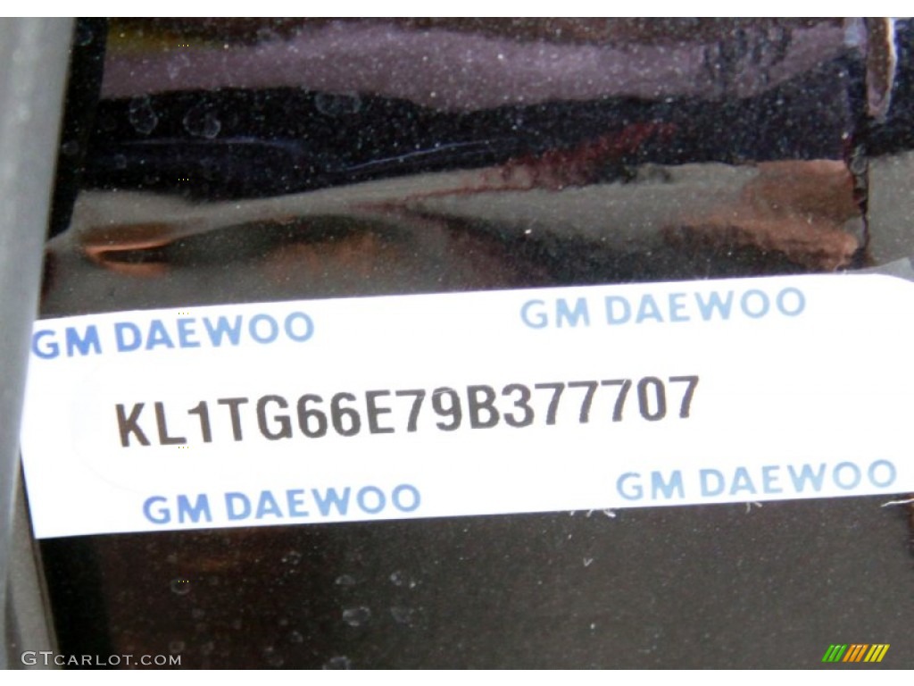 2009 Chevrolet Aveo Aveo5 LT Info Tag Photo #57815720