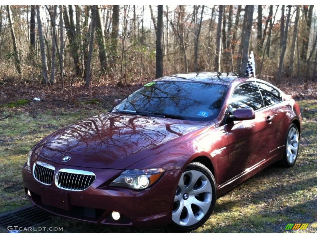 Chiaretto Red Metallic 2005 BMW 6 Series 645i Coupe Exterior Photo #57817543