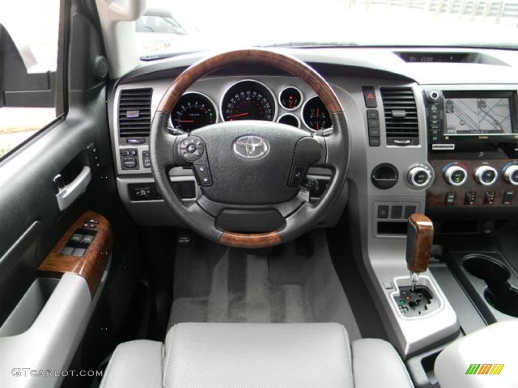 2011 Toyota Tundra Limited CrewMax Graphite Gray Dashboard Photo #57817736