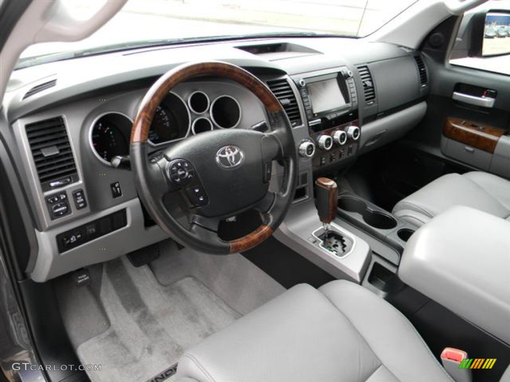 Graphite Gray Interior 2011 Toyota Tundra Limited CrewMax Photo #57817753