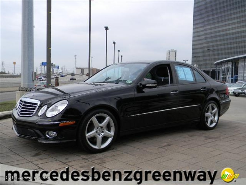 Black Mercedes-Benz E
