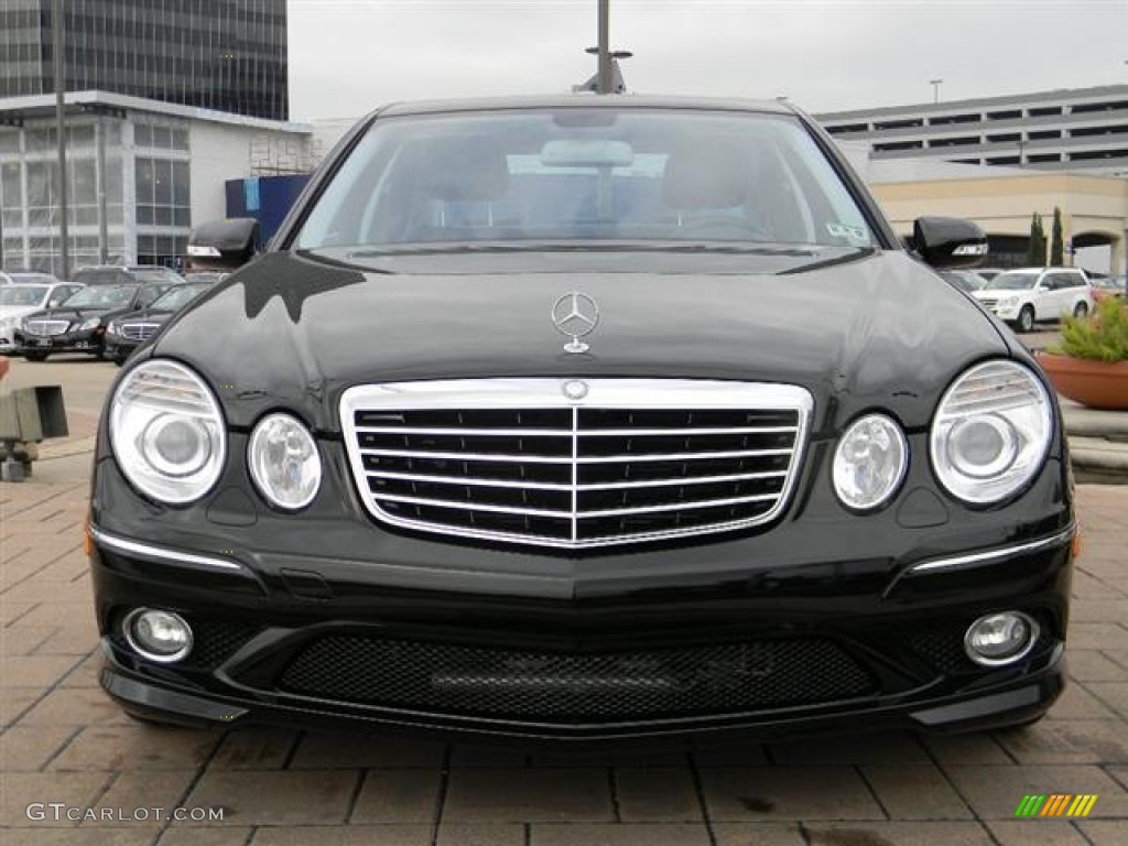 2009 E 350 Sedan - Black / Black photo #2
