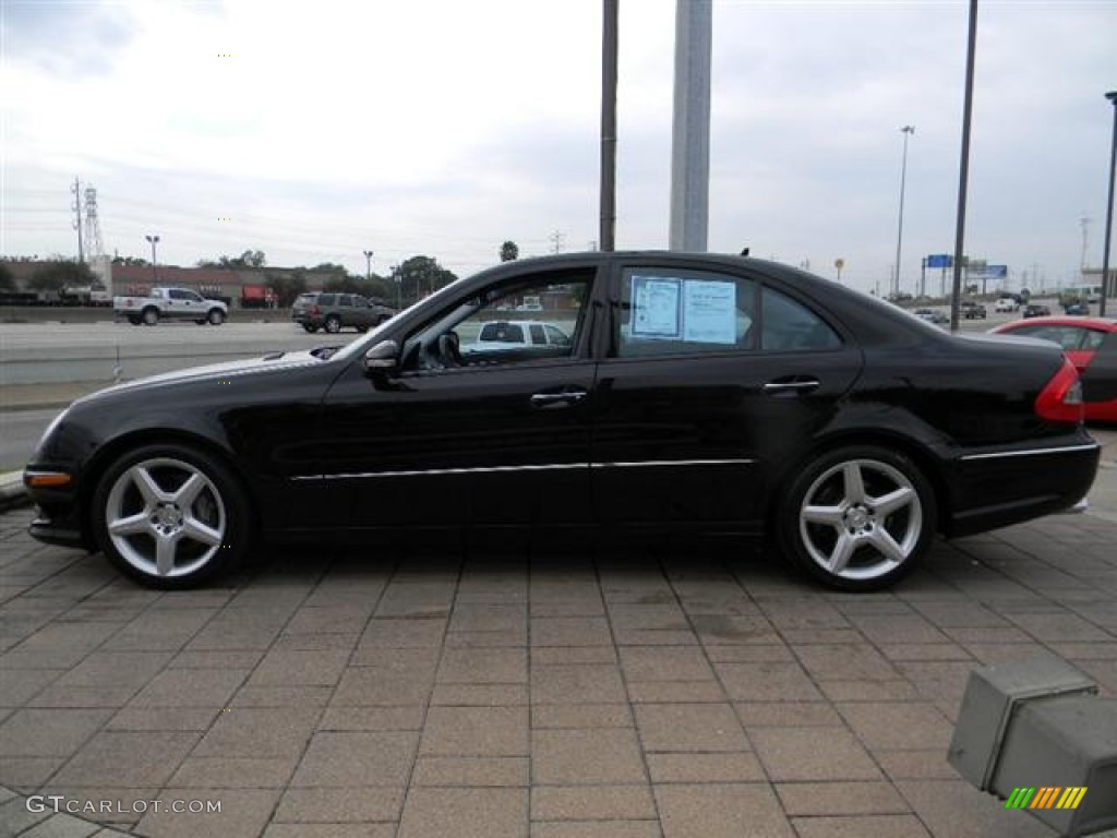 2009 E 350 Sedan - Black / Black photo #9