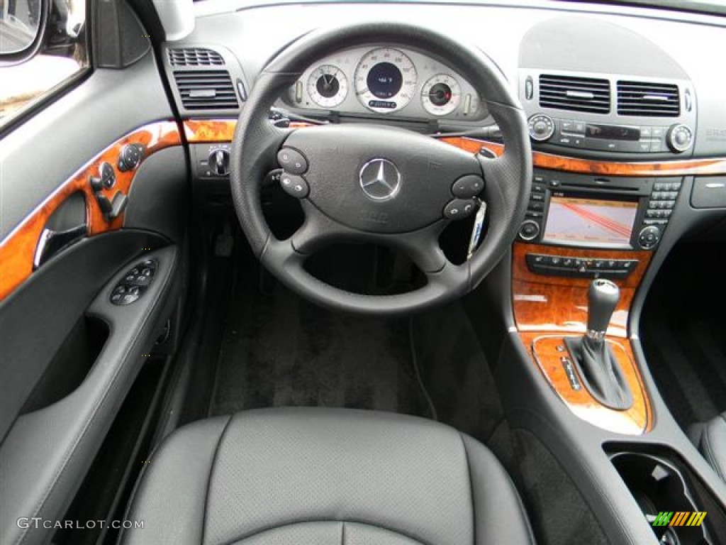 2009 E 350 Sedan - Black / Black photo #14