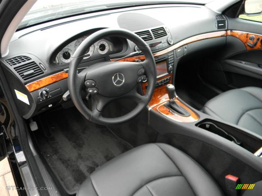 2009 E 350 Sedan - Black / Black photo #16