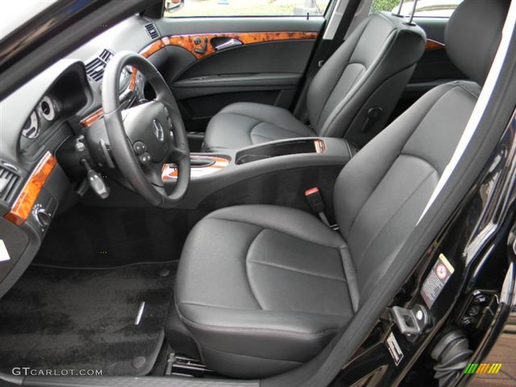 2009 E 350 Sedan - Black / Black photo #17