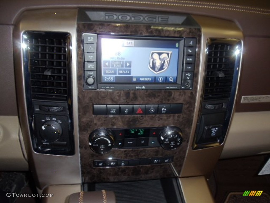 2012 Ram 1500 Laramie Longhorn Crew Cab 4x4 - Sagebrush Pearl / Light Pebble Beige/Bark Brown photo #14