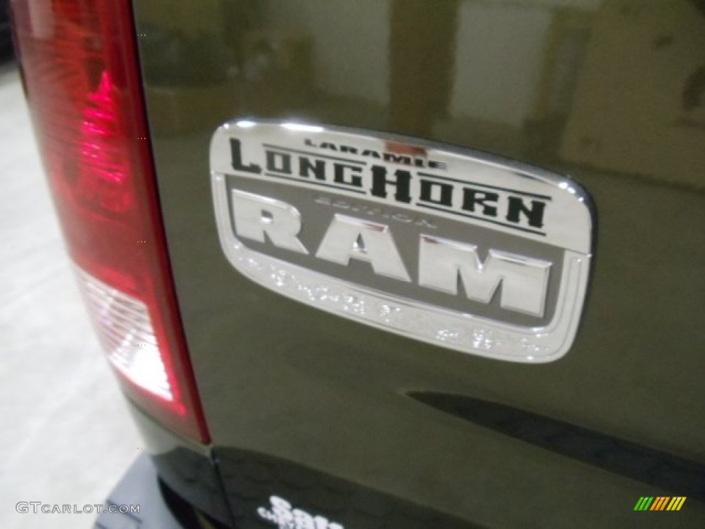 2012 Ram 1500 Laramie Longhorn Crew Cab 4x4 - Sagebrush Pearl / Light Pebble Beige/Bark Brown photo #34