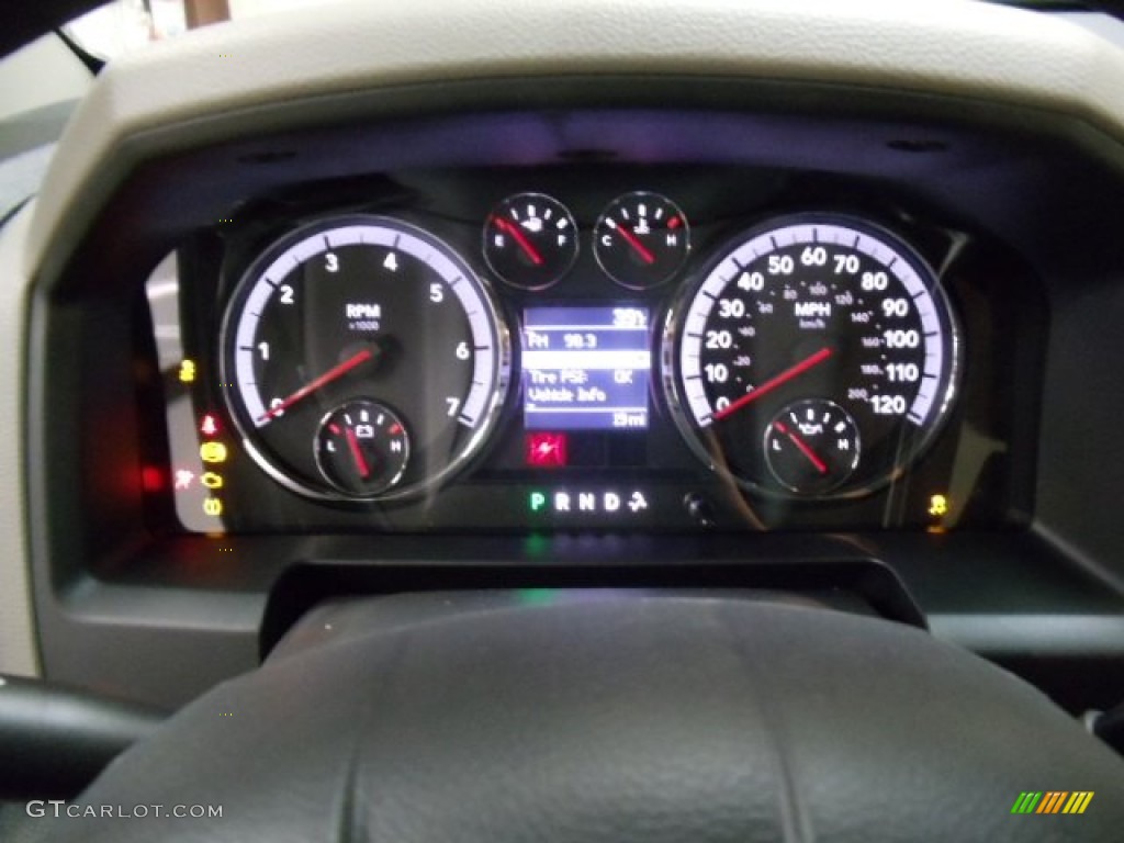 2012 Ram 1500 Express Crew Cab 4x4 - Bright Silver Metallic / Dark Slate Gray/Medium Graystone photo #13