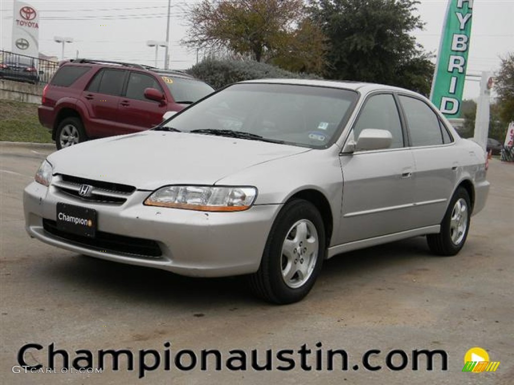 1999 Accord EX V6 Sedan - Satin Silver Metallic / Gray photo #1