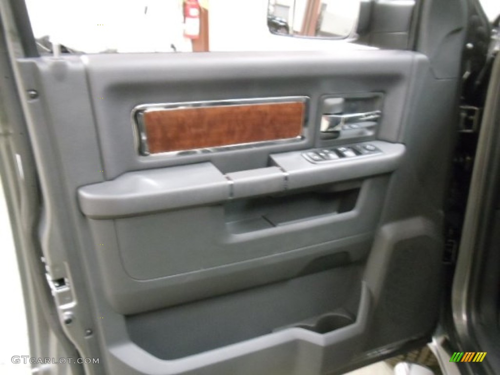 2012 Ram 1500 Laramie Crew Cab 4x4 - Mineral Gray Metallic / Dark Slate Gray photo #9
