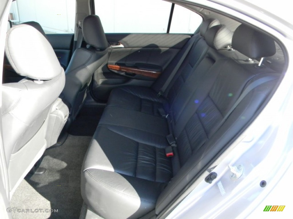 2011 Accord EX-L V6 Sedan - Alabaster Silver Metallic / Black photo #7