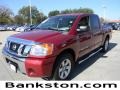 Red Brawn 2009 Nissan Titan SE Crew Cab