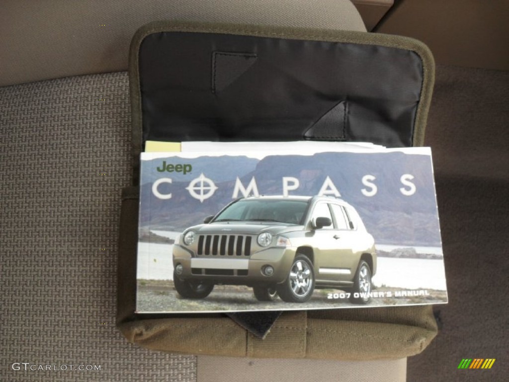 2007 Compass Sport - Black / Pastel Pebble Beige photo #23