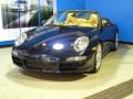 2008 Midnight Blue Metallic Porsche 911 Carrera S Cabriolet  photo #3
