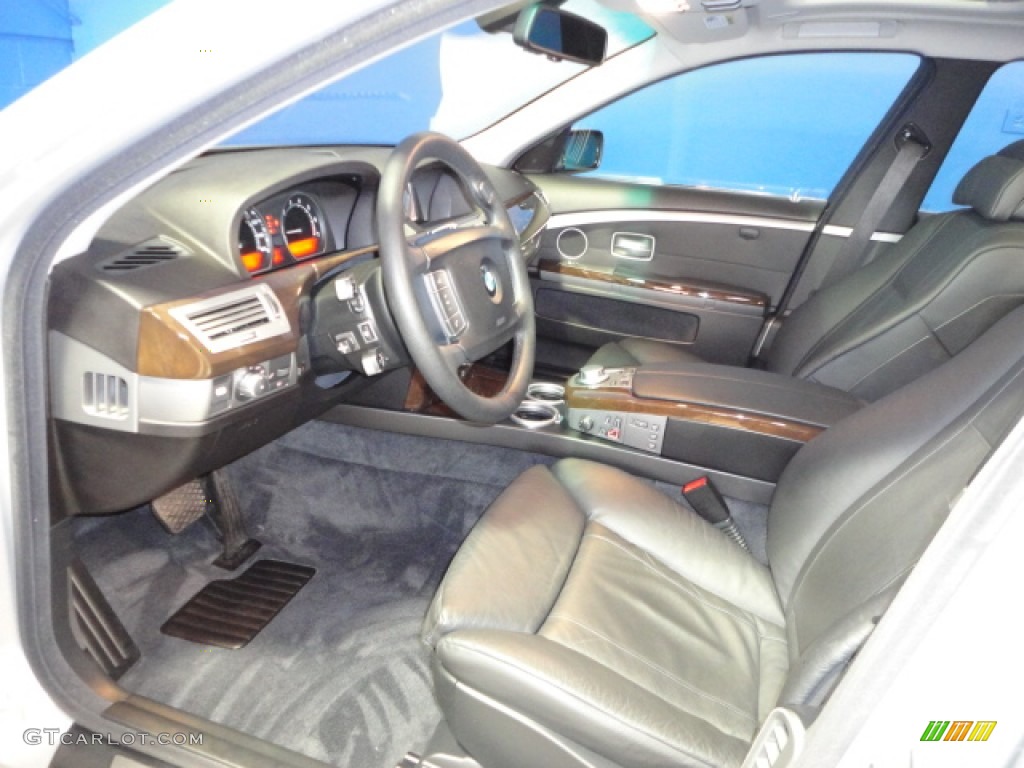 2008 7 Series 750i Sedan - Titanium Silver Metallic / Black photo #11
