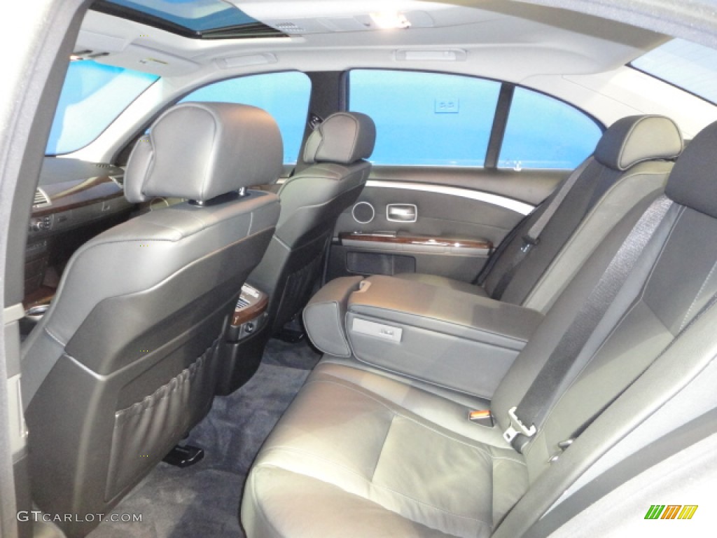 2008 7 Series 750i Sedan - Titanium Silver Metallic / Black photo #17