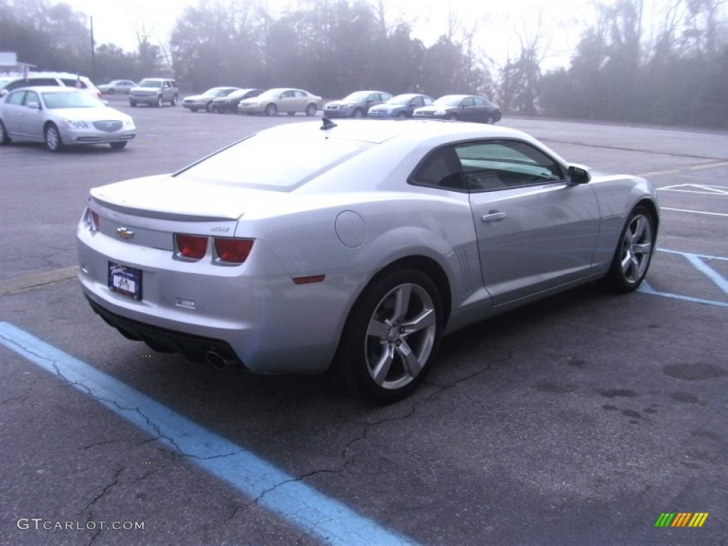 2010 Camaro SS Coupe - Silver Ice Metallic / Black photo #3