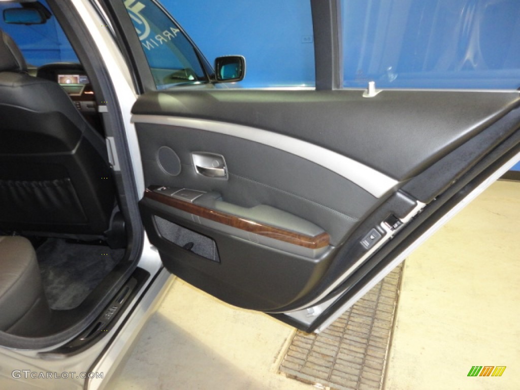 2008 7 Series 750i Sedan - Titanium Silver Metallic / Black photo #19
