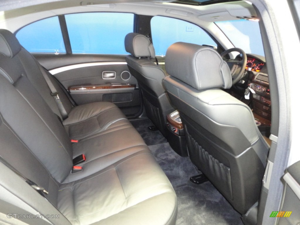 2008 7 Series 750i Sedan - Titanium Silver Metallic / Black photo #20