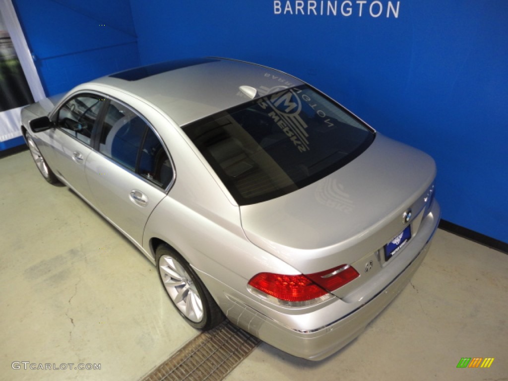 2008 7 Series 750i Sedan - Titanium Silver Metallic / Black photo #26