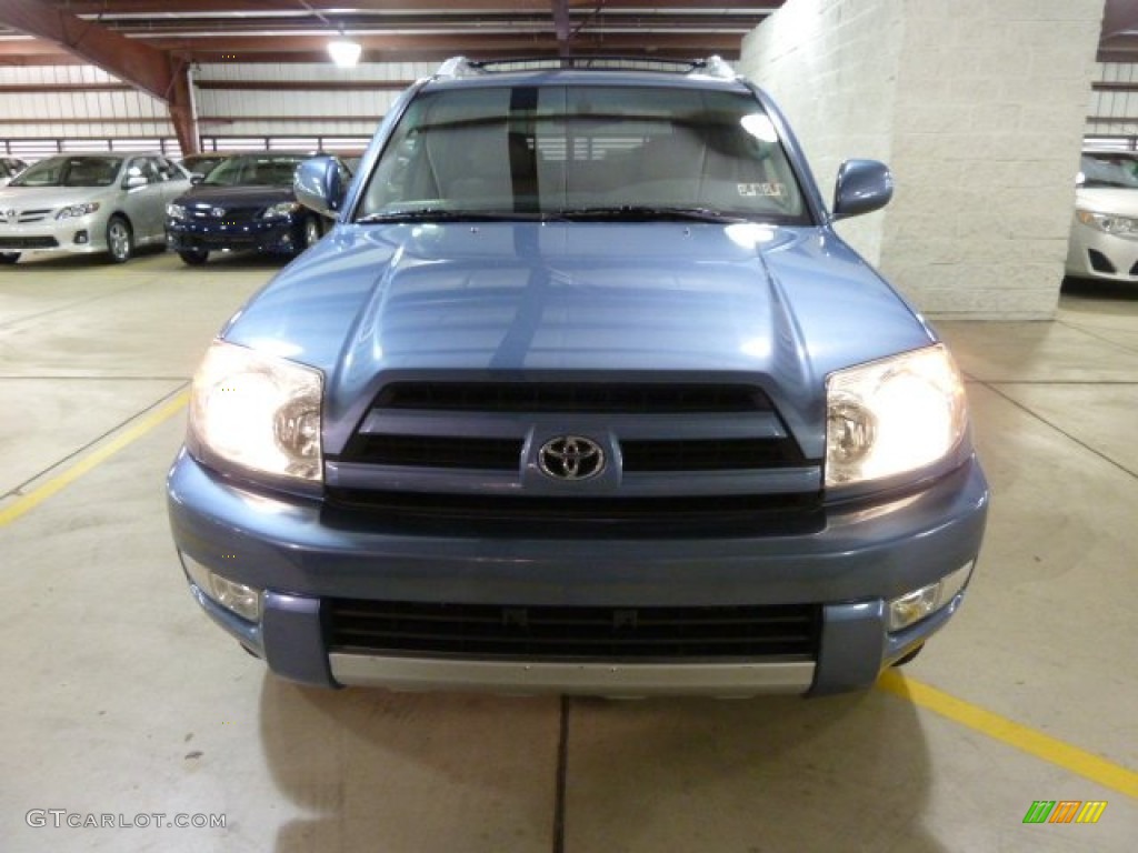 2004 4Runner Limited 4x4 - Pacific Blue Metallic / Taupe photo #10