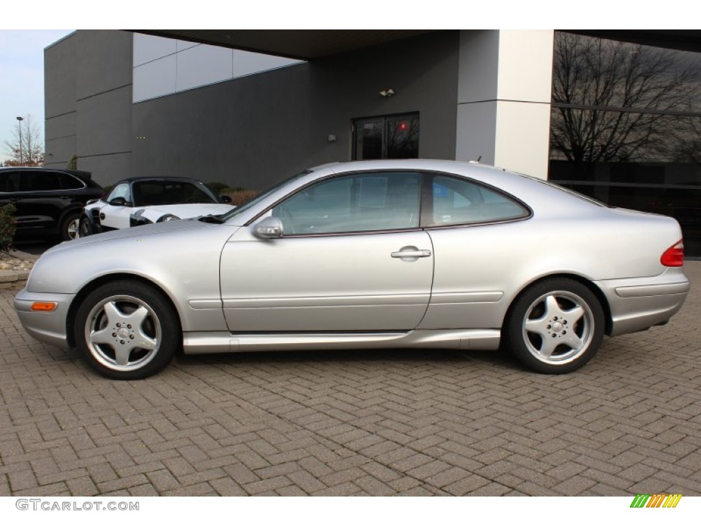 Brilliant Silver Metallic 2000 Mercedes-Benz CLK 430 Coupe Exterior Photo #57823939