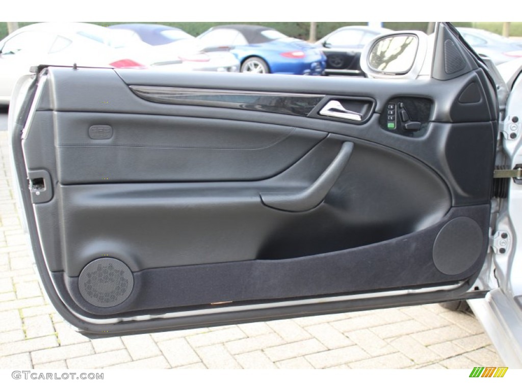2000 Mercedes-Benz CLK 430 Coupe Charcoal Door Panel Photo #57823947