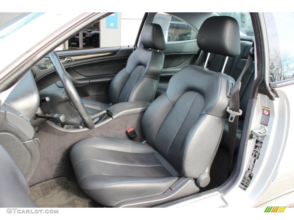 Charcoal Interior 2000 Mercedes-Benz CLK 430 Coupe Photo #57823976