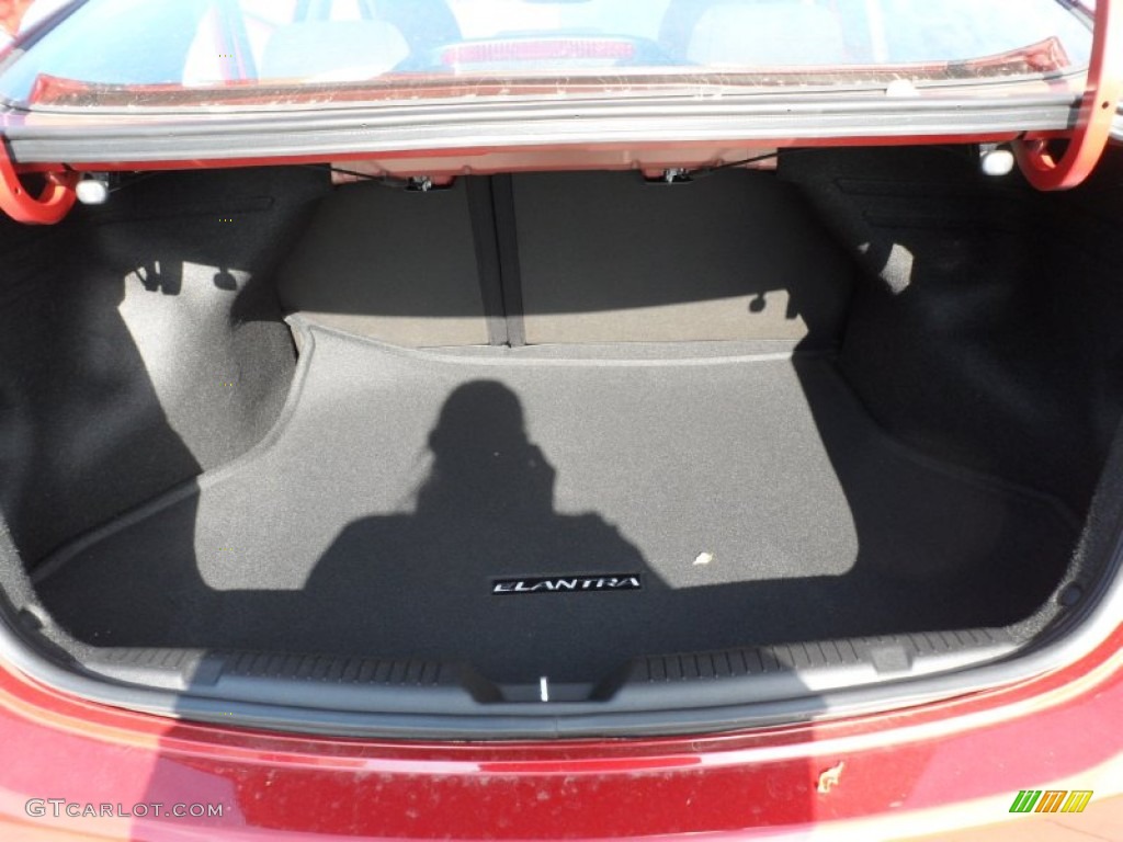 2012 Elantra GLS - Red Allure / Beige photo #16