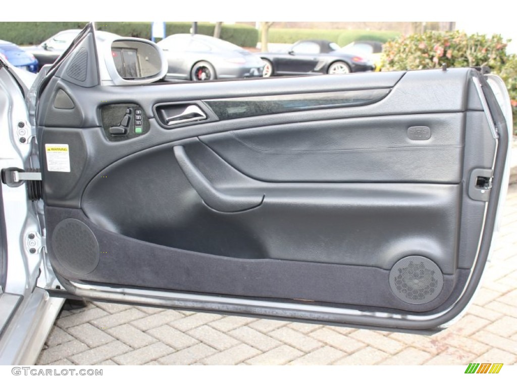 2000 Mercedes-Benz CLK 430 Coupe Charcoal Door Panel Photo #57824069