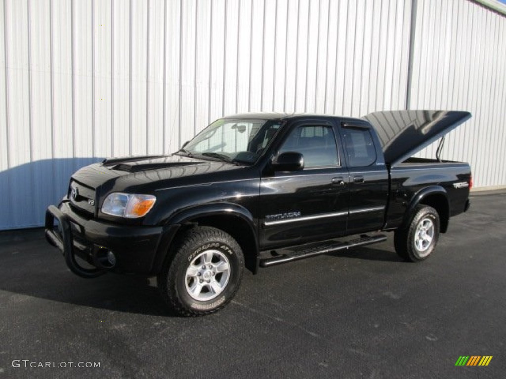 2005 Tundra Limited Double Cab 4x4 - Black / Taupe photo #1