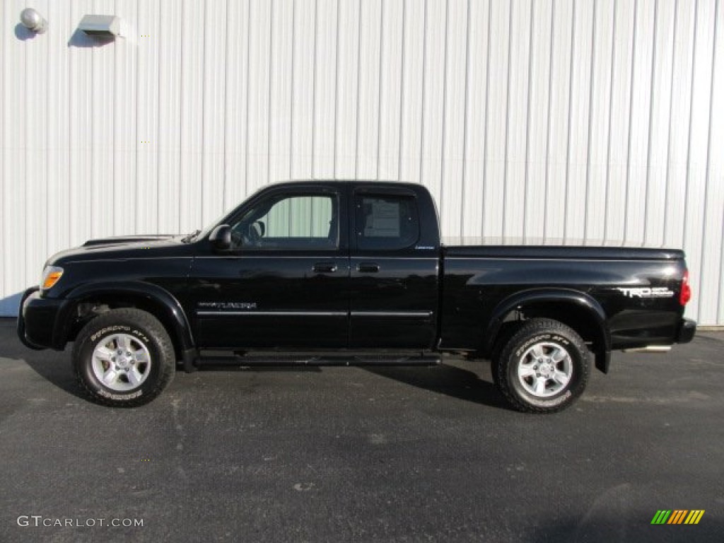 2005 Tundra Limited Double Cab 4x4 - Black / Taupe photo #3