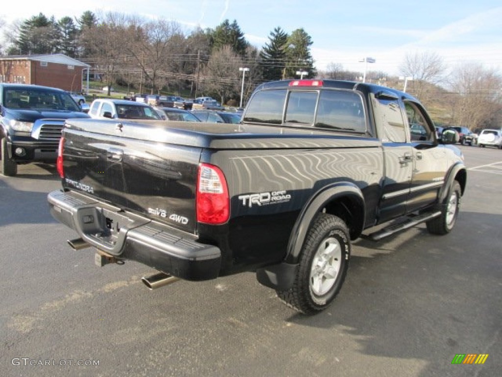2005 Tundra Limited Double Cab 4x4 - Black / Taupe photo #7