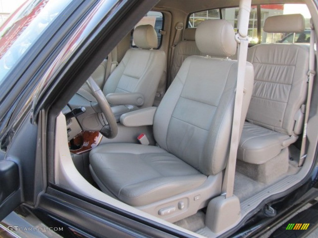 Taupe Interior 2005 Toyota Tundra Limited Double Cab 4x4 Photo #57824168