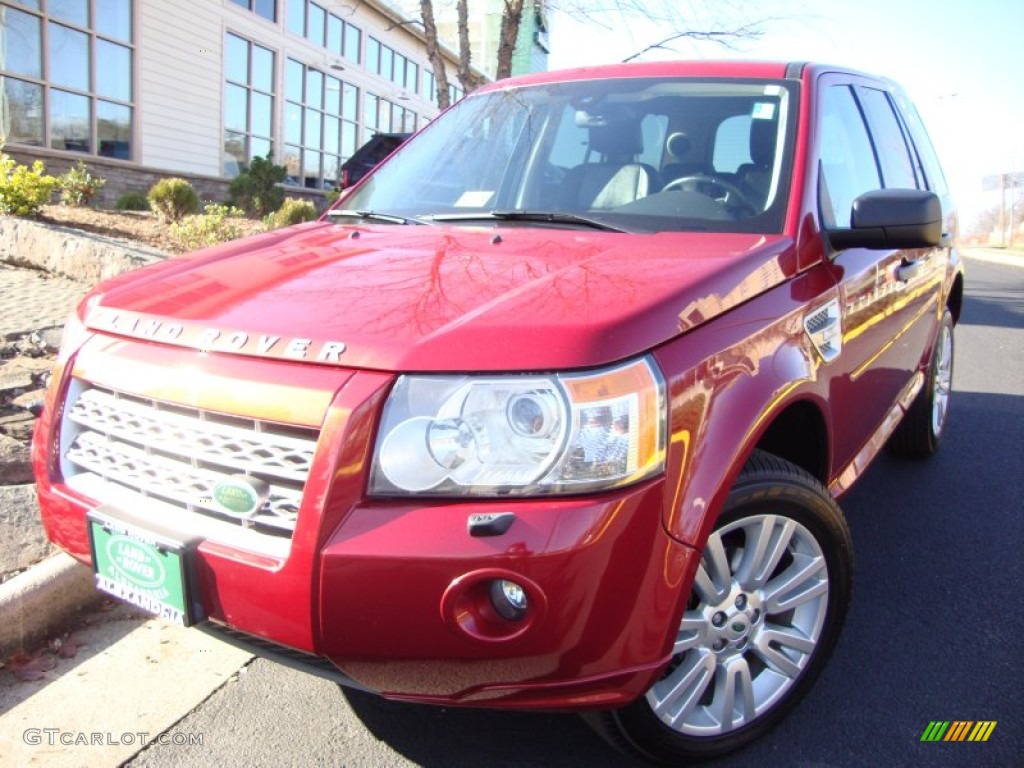 Rimini Red Metallic Land Rover LR2