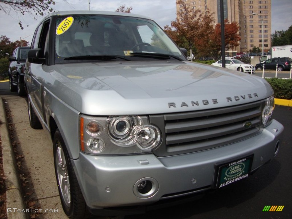 2007 Range Rover HSE - Zermatt Silver Metallic / Charcoal photo #9