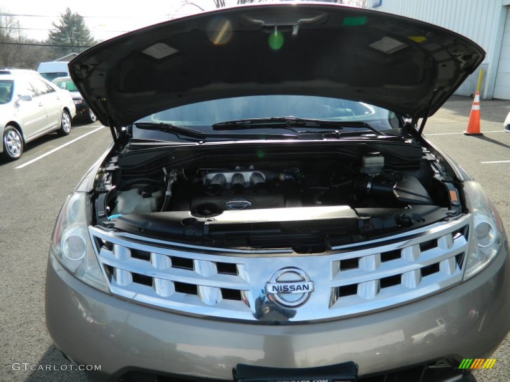 2003 Murano SE AWD - Polished Pewter Metallic / Charcoal photo #9