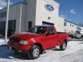 2002 Bright Red Ford F150 XL Regular Cab Flare-Side Sport 4x4  photo #1