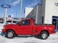 2002 Bright Red Ford F150 XL Regular Cab Flare-Side Sport 4x4  photo #2