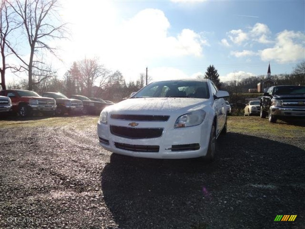 2012 Malibu LT - Summit White / Ebony photo #2