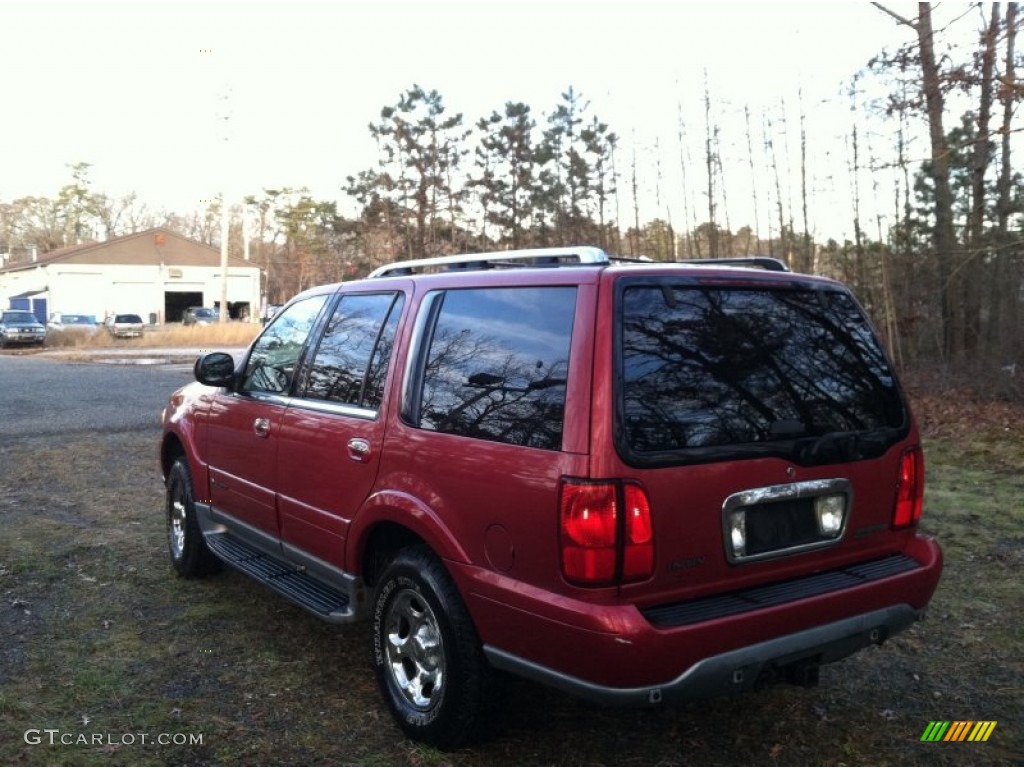 2000 Navigator 4x4 - Laser Red Tinted Metallic / Medium Parchment photo #5