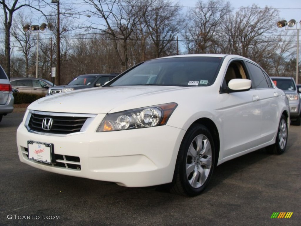 Taffeta White 2009 Honda Accord EX-L Sedan Exterior Photo #57829055