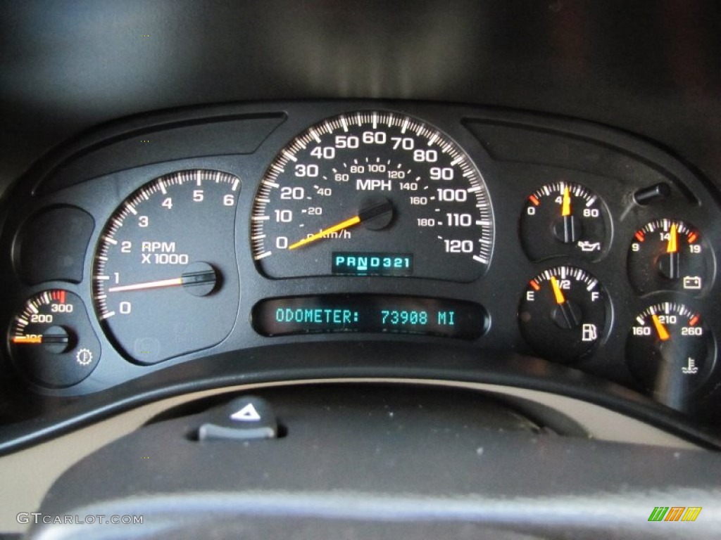 2005 Chevrolet Silverado 1500 LT Crew Cab 4x4 Gauges Photo #57829104