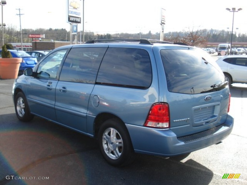 2007 Freestar SEL - Windveil Blue Metallic / Flint Gray photo #5
