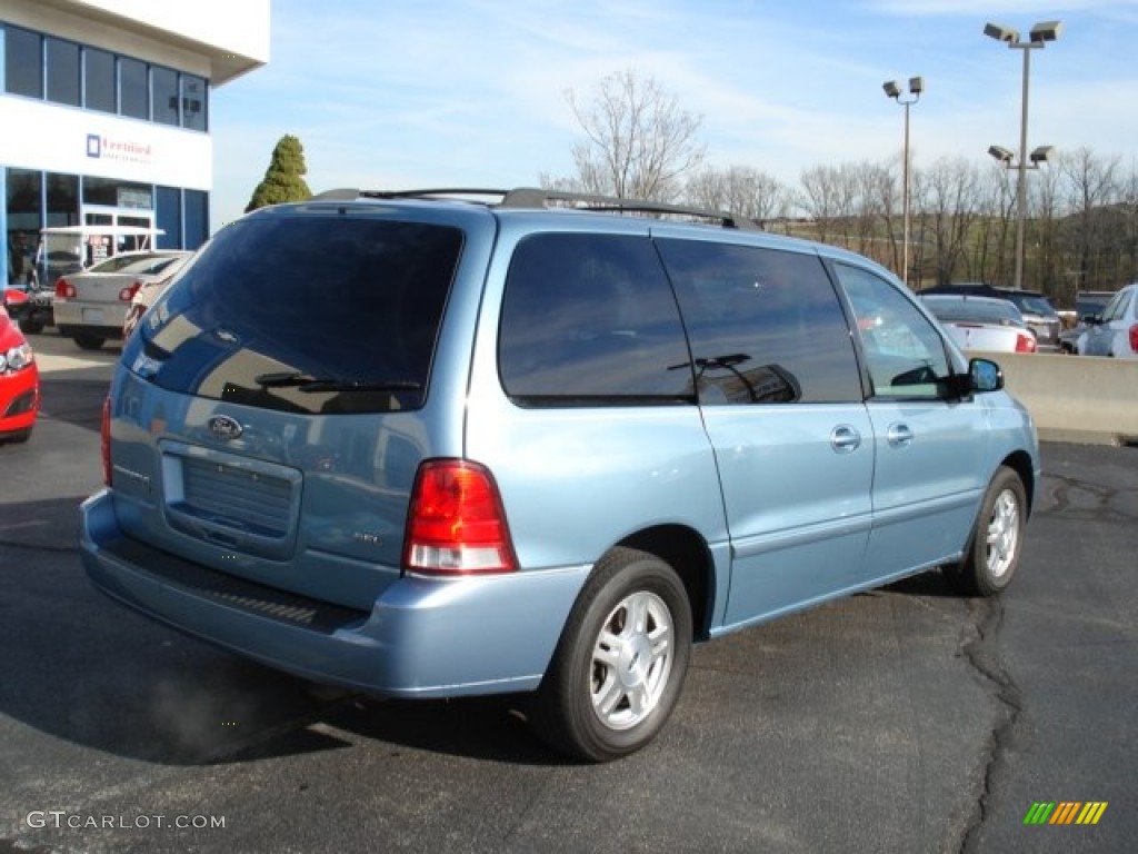 2007 Freestar SEL - Windveil Blue Metallic / Flint Gray photo #7