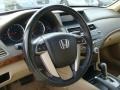 Ivory 2009 Honda Accord EX-L Sedan Dashboard