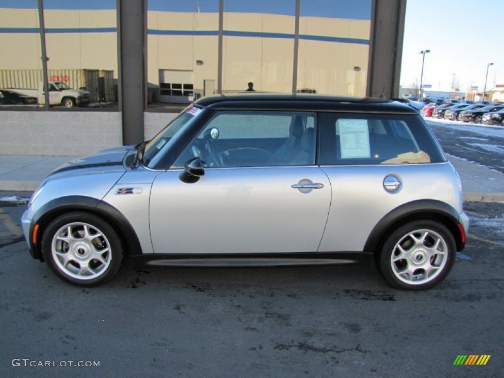 Pure Silver Metallic 2002 Mini Cooper S Hardtop Exterior Photo #57831053