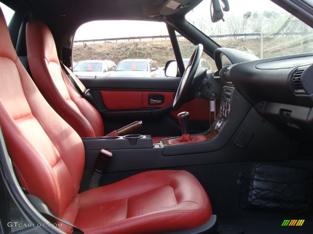 Tanin Red Interior 2001 BMW Z3 3.0i Roadster Photo #57831674