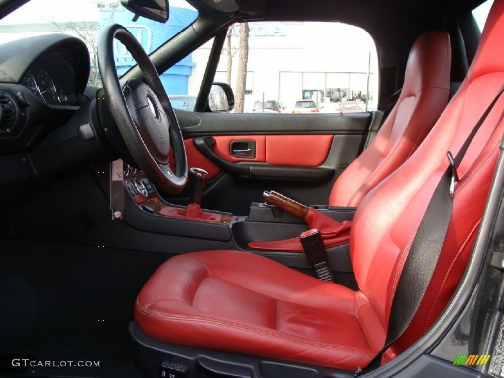 Tanin Red Interior 2001 BMW Z3 3.0i Roadster Photo #57831703